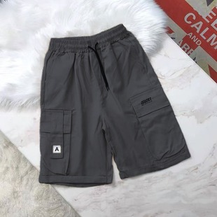 Spring and Summer Thin Trendy American-Style Cargo Pants Men's Casual Pants Sports Sweatpants Retro Functional Jogger Pants Cuffed Pants