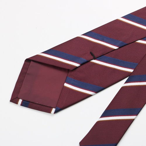 Wedding tie for men, business formal shirt, gentleman's suit, wedding groom, best man, burgundy hand-tied 8cm wide