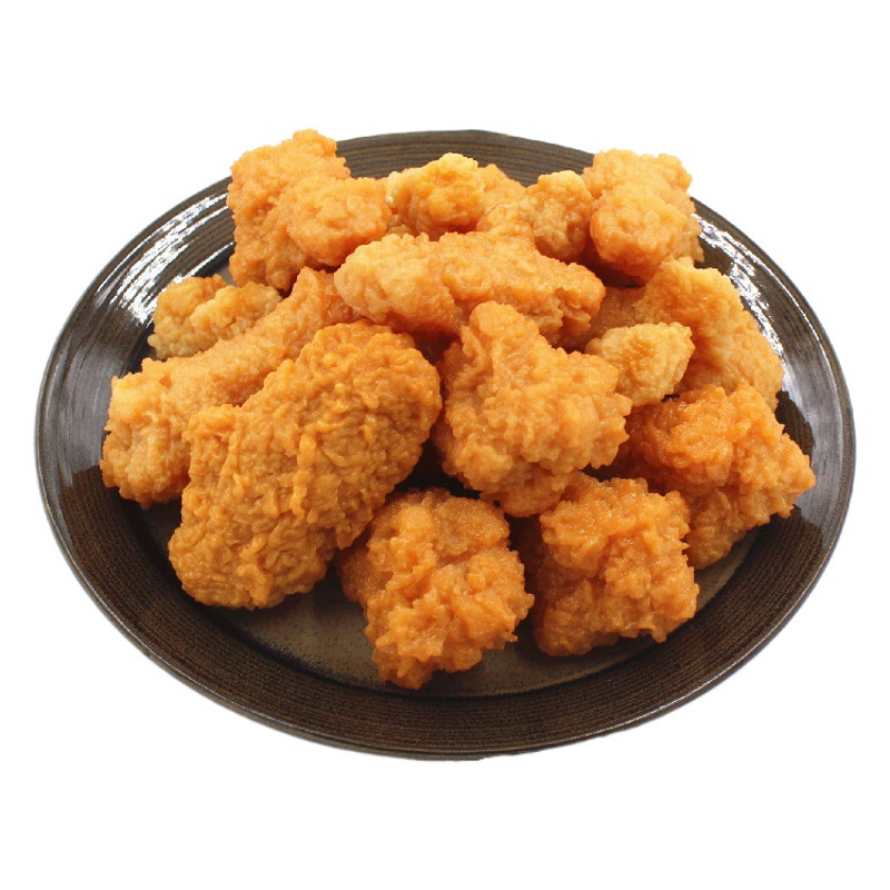 Fábrica en stock al por mayor simulación alimentos papas fritas pollo pierna alas Orleans cangrejo alicates fritos modelo de juego accesorios colgantes adornos