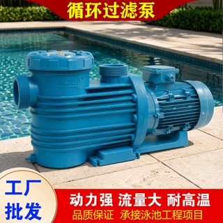游泳池循环泵鱼池吸污机吸污泵大功率爱克泳池过滤循环水泵抽水泵
