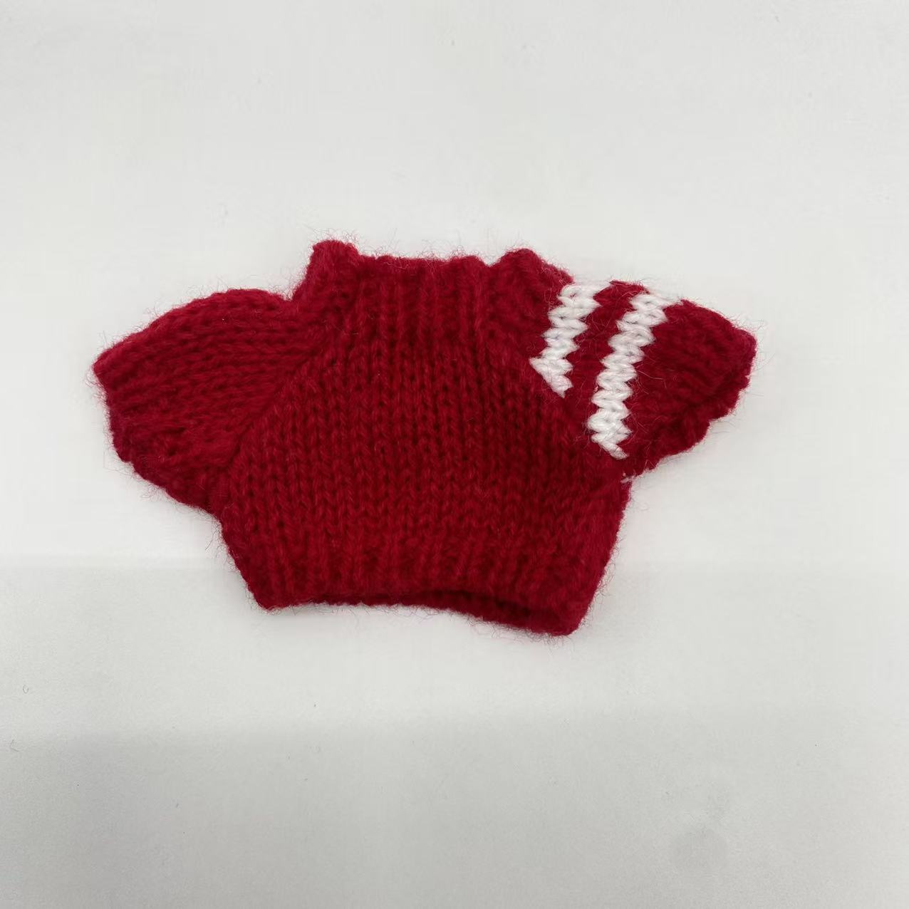 Red parallel bars with white edges