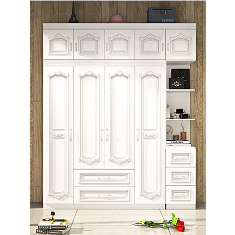 옷장 + 사이드 캐비닛 + 상단 캐비닛 조합 모델