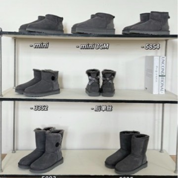 Sangpo botas de nieve de cabra de mujer un nuevo clásico de tubo largo con terciopelo grueso y calentamiento con zapatos de algodón