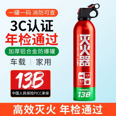 Vehicle fire extinguisher: Vehicle-mounted 13B Portable Water-based