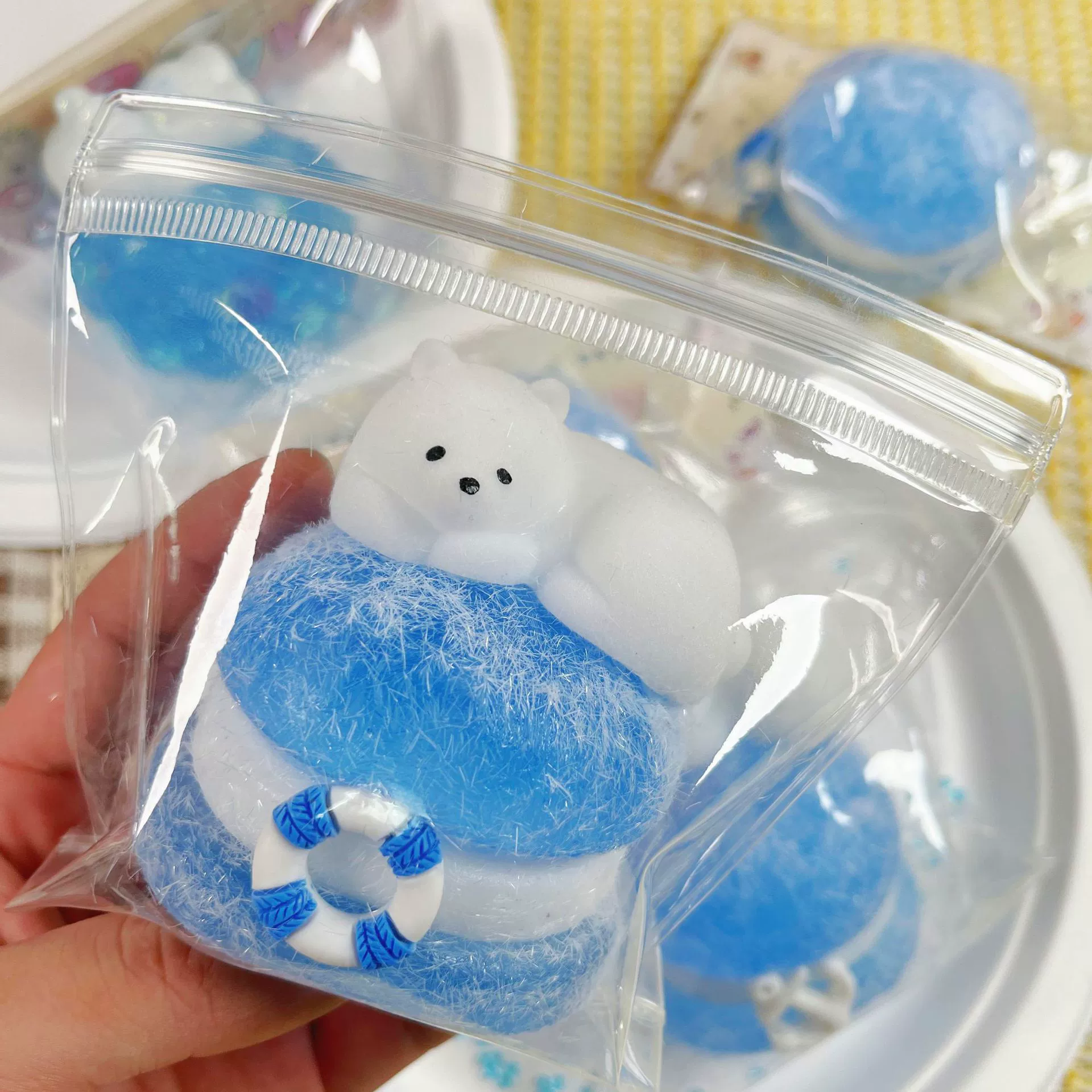 High quality slime, polar bear, DIY, anti-stress
