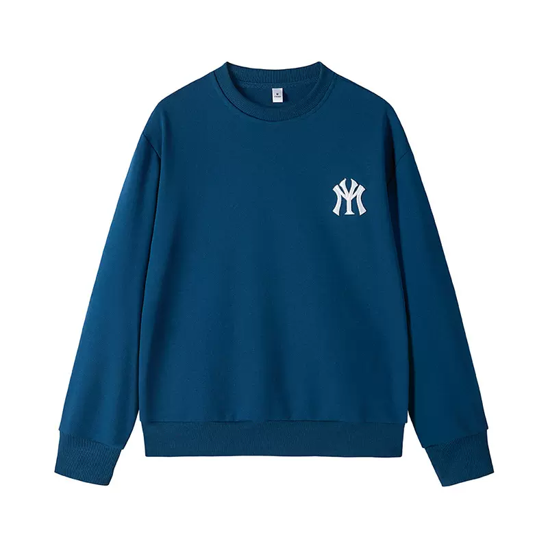 Mfmlbny เสื้อสเวตเชิ้ตคอกลมแบรนด์ยอดนิยม ฤดูใบไม้ร่วง สำหรับผู้ชาย สไตล์คู่รัก ปักลาย ทรงหลวม ใส่ลำลองกลางแจ้ง