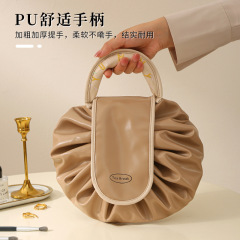 怠け者化粧バッグ高級感旅行洗面用品収納袋大容量引き紐化粧品防水洗面バッグ