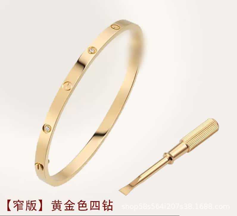 【Narrow version】 Gold (four diamonds)
