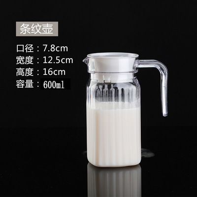 0.6L 줄무늬 냄비 (유리 아님)