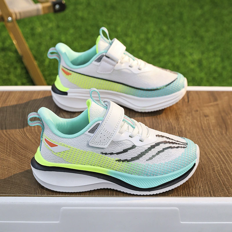 2024 весенние детские красные кроличьи кроссовки для бега на липучке низкие повседневные кроссовки для мальчиков и девочек