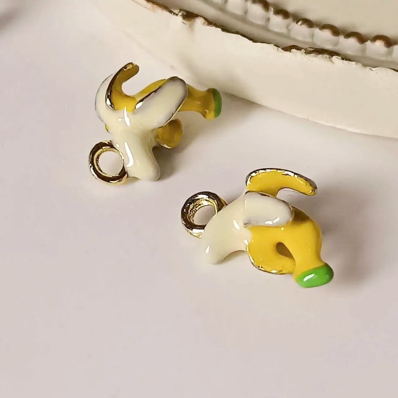 20g Weight Pendant Jewelry Making Type Charms, Earrings, Necklace Classification 10 PCS/Package Quantity Alloy Material Fruit Pattern All Seasons Season Plating Design Cute Style 10 PCS/Package Alloy Fruit Pendant Charms Earrings Necklace 9