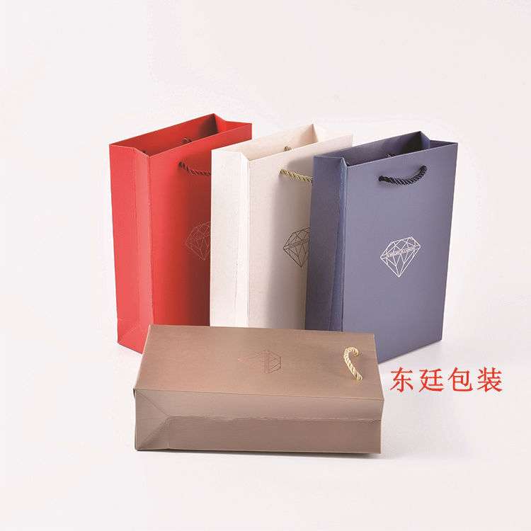 带钻珠宝首饰LOGO首饰纸袋特种纸袋 现货批发首饰手袋手拎袋