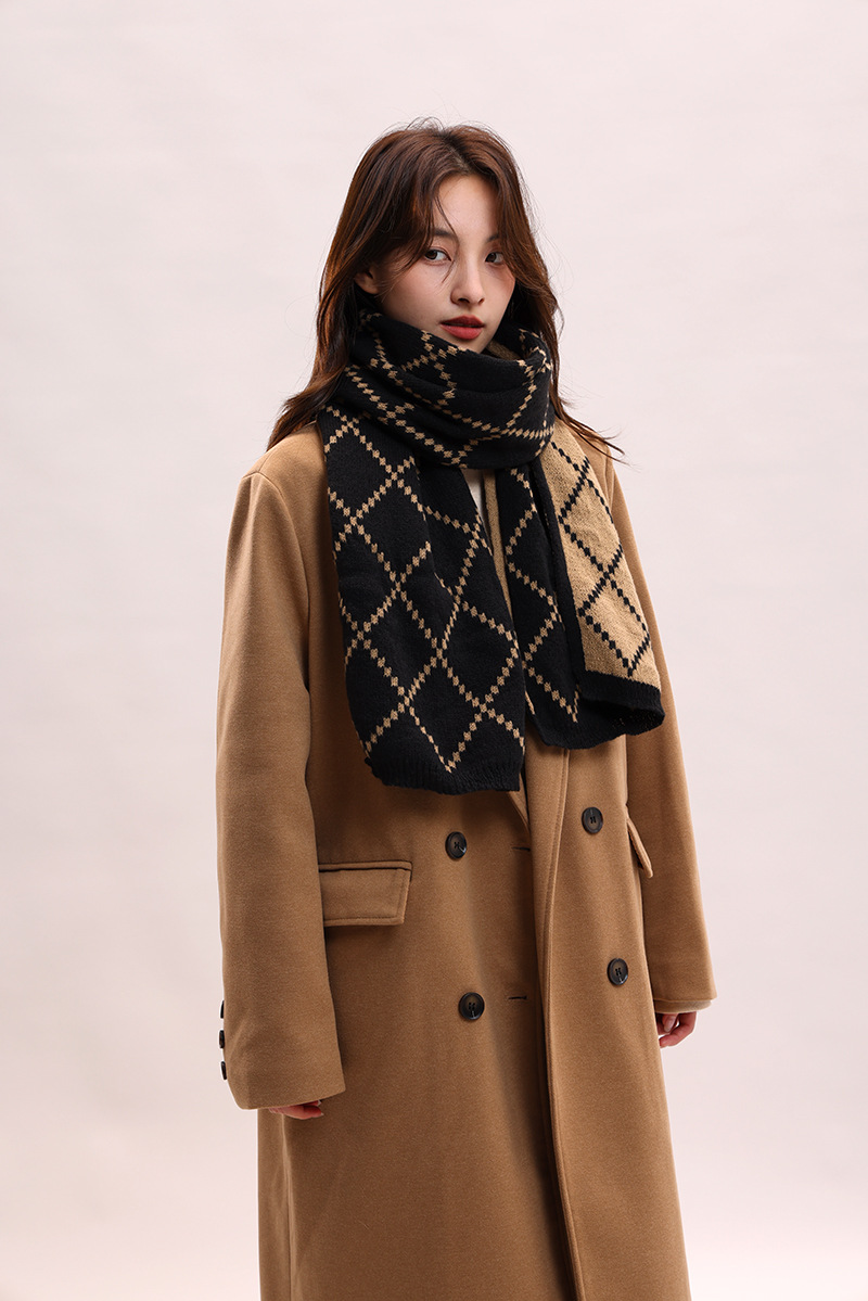 Paar-Stil für Frauen im Winter, verdickte koreanische Version, warm und luxuriös, Geburtstagsgeschenkschal für Männer_voghion.com