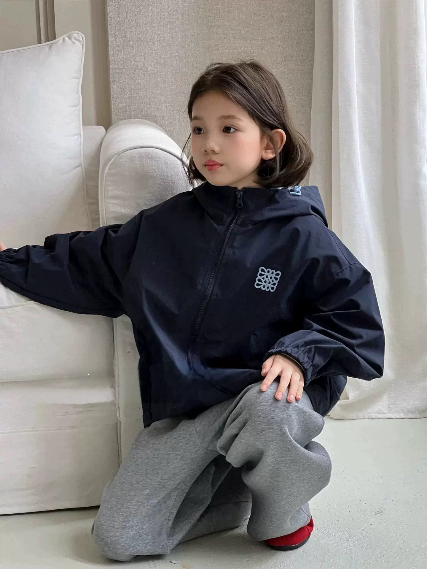 Куртка, детский худи для отдыха, западный стиль, oversize