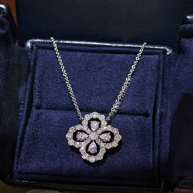 Подвеска handmade, универсальная цепь для ключа сумки, четырехлистный клевер, стиль легкой роскоши, стиль высокого качества, 2026 год, интернет-знаменитость