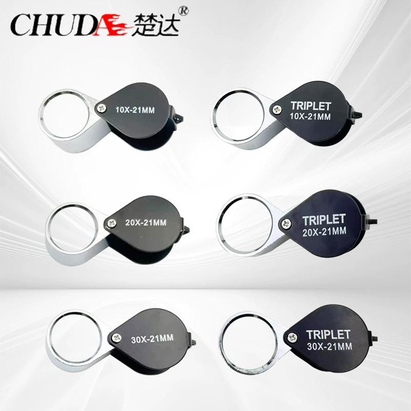 Chuda 30*21 черное 30x ювелирное зеркало увеличительное стекло для определения антикварного нефрита, фарфора, каллиграфии и живописи увеличительное стекло