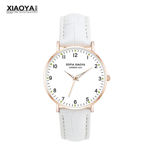 Xiaoya new ladies watch ins style Korean style simple temperament non-mechanical watch 1313 leather order