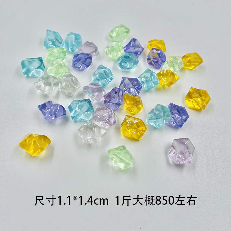 18mmの細い夜の光の氷の装飾品は高透の発光の四角の夜の光の星空の氷のアクリルの氷をシミュレーションします。|undefined