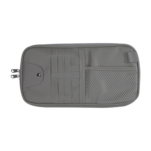 Wholesale car sun visor storage multi-functional car glasses holder in-car receipt card holder storage bag