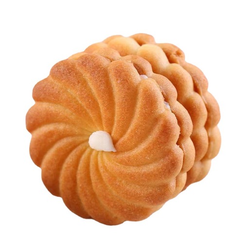 Whole Carton Bulk Whipped Cream Filled Cookie with Independent Packaging Happy Cakes Breakfast Milk Cakes Leisure Nostalgic Snacks Wholesale