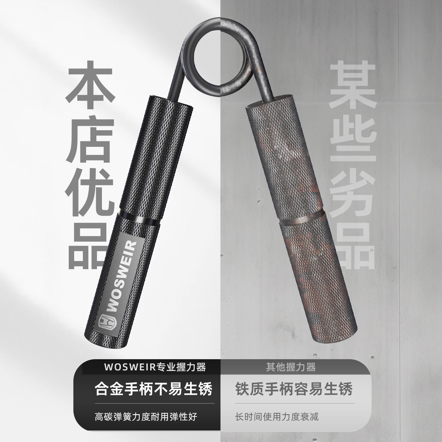 Agarre tipo A, deportes para hombres, entrenamiento de fuerza de mano profesional, fitness, versión mejorada, rehabilitación, descompresión portátil, hogar