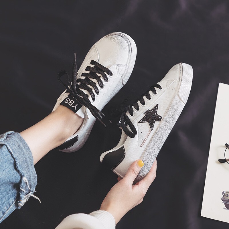 Big Sale 2025 Spring and Summer New Versatile White Shoes for Women Korean Style Sneakers Student Trendy Shoes Flats Leather German Training Shoes
