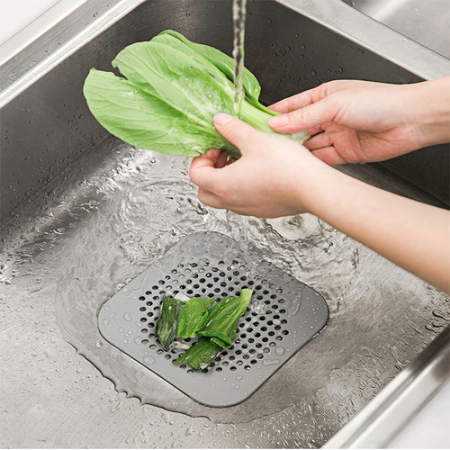 Kitchen sink filter, pool drain hair strainer, bathroom hair prevention trap, debris-blocking suction cup floor drain cover