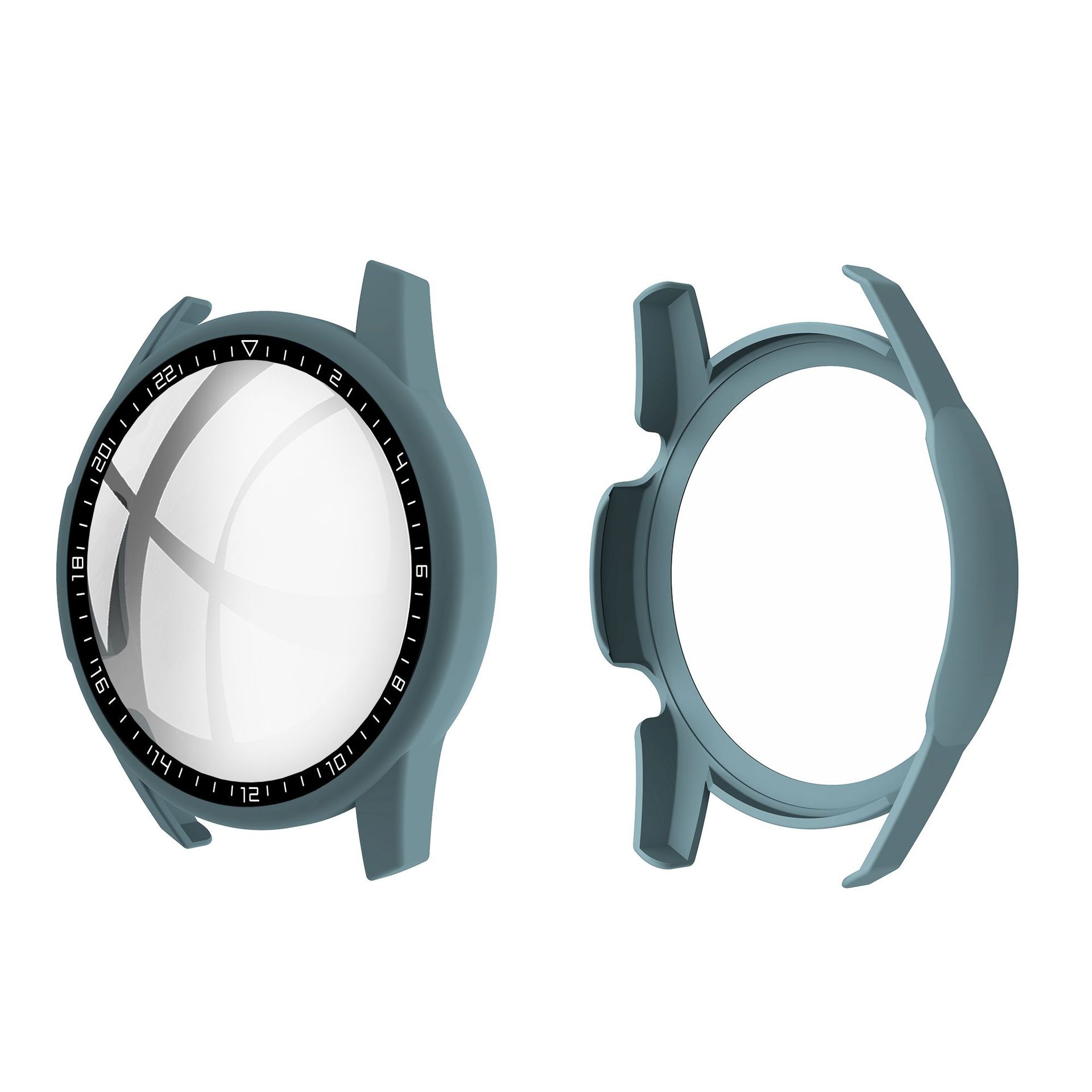 Aplicable a Huawei GT2-46mm escala reloj caso PC + película templada funda protectora integrada Huawei reloj funda protectora