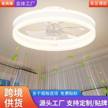 亚马逊跨境简约风扇灯具中山供货卧室餐厅19.75 英寸50cm110V标箱