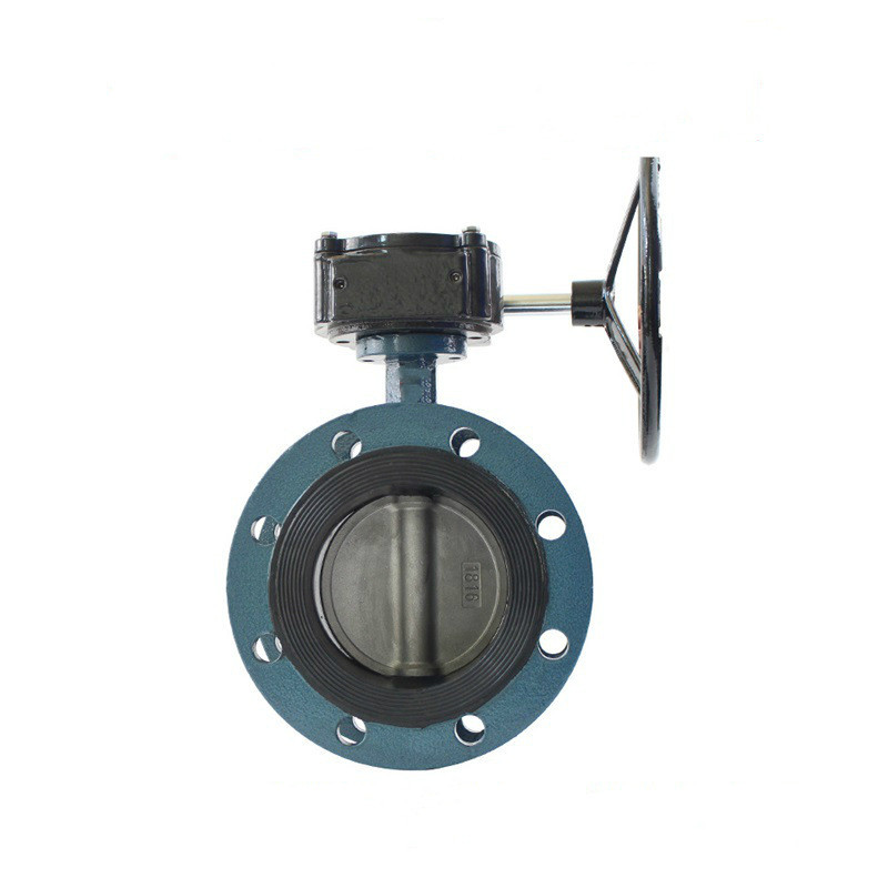 厂家生产 法兰连接 手动蝶阀 蜗轮传动 法兰蝶阀 D341X-16Q  脱硫