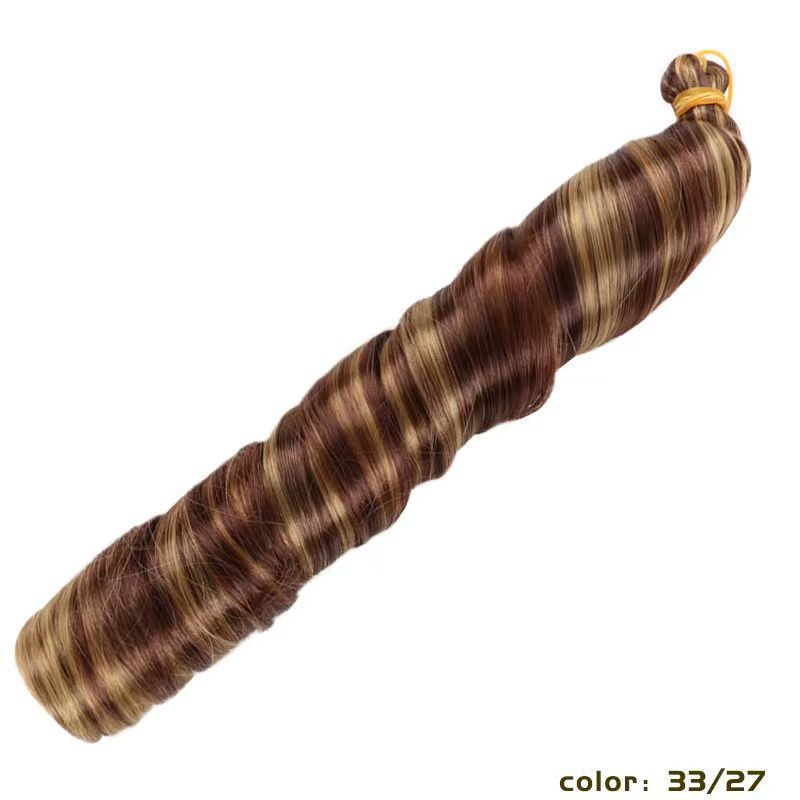 Loose Wave Braiding Curly Peruca Curly French Curls Trenzado nuevo estilo francés