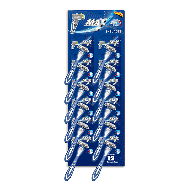 MAX3 manual desechable de fábrica RAZOR hoja sueca de tres capas de acero inoxidable RAZOR