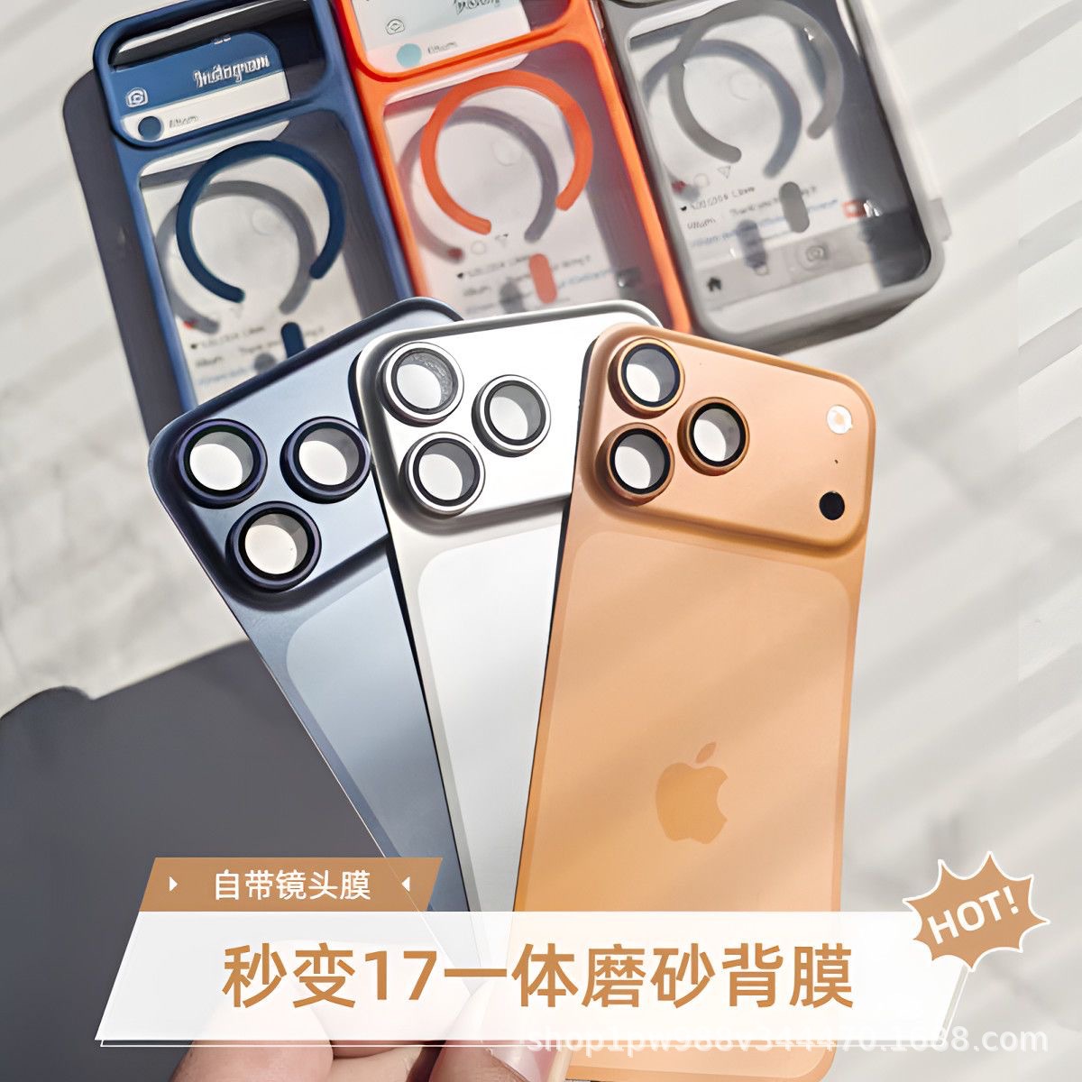 Apple 15 Pro Max Instantly Transforms into 17 Pro Max with Lens Sticker, 14 Pro Max Modified to 17 Pro Max Integrated Back Film 17