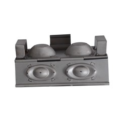 Fenghelili 2 consecutive 4 consecutive 6 consecutive gold ingot molds non-stick cake mold MY12191 aluminum plated baking pan for baking