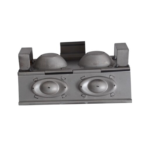 Fenghelili 2 consecutive 4 consecutive 6 consecutive gold ingot molds non-stick cake mold MY12191 aluminum plated baking pan for baking