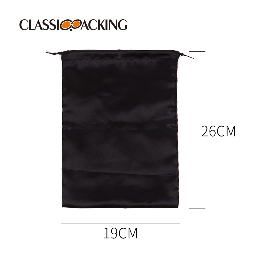 Bolsa de almacenamiento simple personalizada multifuncional portátil lápiz labial cosméticos bolsa de almacenamiento perezoso diseño cordón bolsa