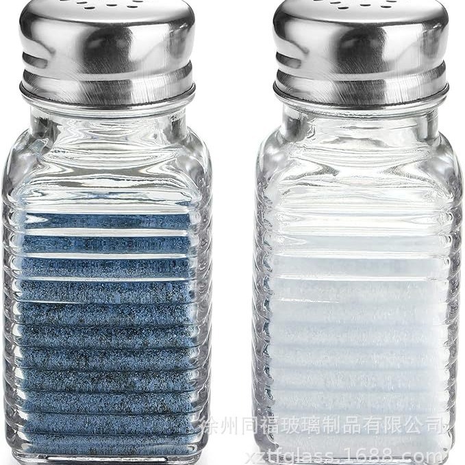 Creativo al aire libre parrilla frasco de vidrio de cocina condimentar frasco de pimienta frasco de sal frasco de condimentos transfronterizos