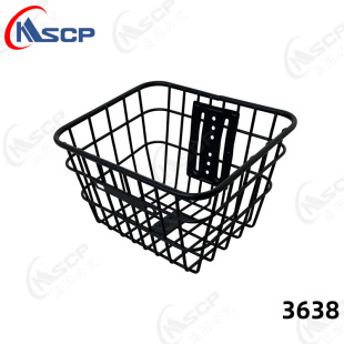 Factory supply bicycle control basket iron pipe basket folding car basket vegetable basket mountain bike basket wholesale