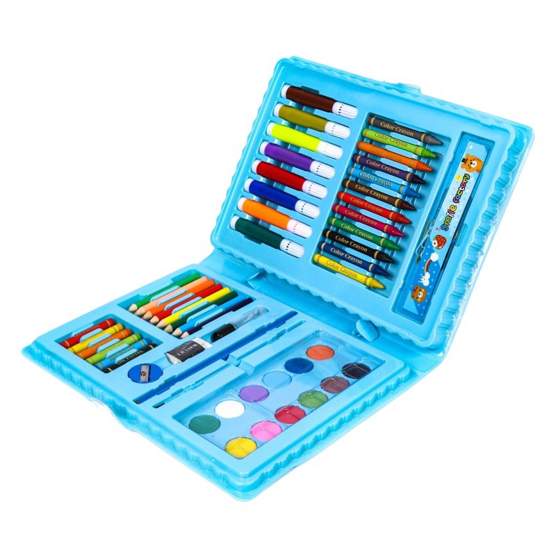 Nuevo juego de pintura de pluma de acuarela de 68 piezas para traje de temporada escolar traje de pintura para niños traje de cepillo productos de suministro de fábrica