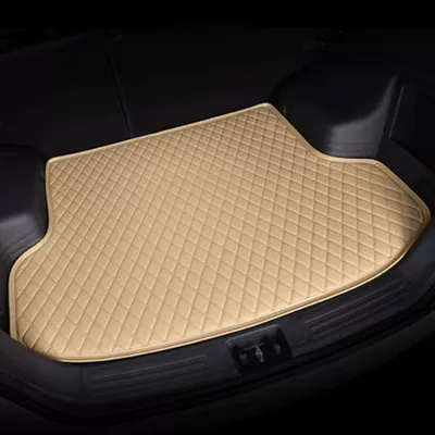 and Odor-Free, Suitable for — Trunk Mat - bottom-pad-beige-note-model-and-year
