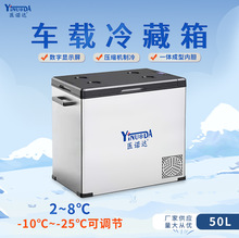 新型50升医疗冰箱单开门生物药品血液采样救护车转运车载小制冷箱