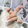 Removable fake nails, nail stickers, ready-made product, french style, wholesale
