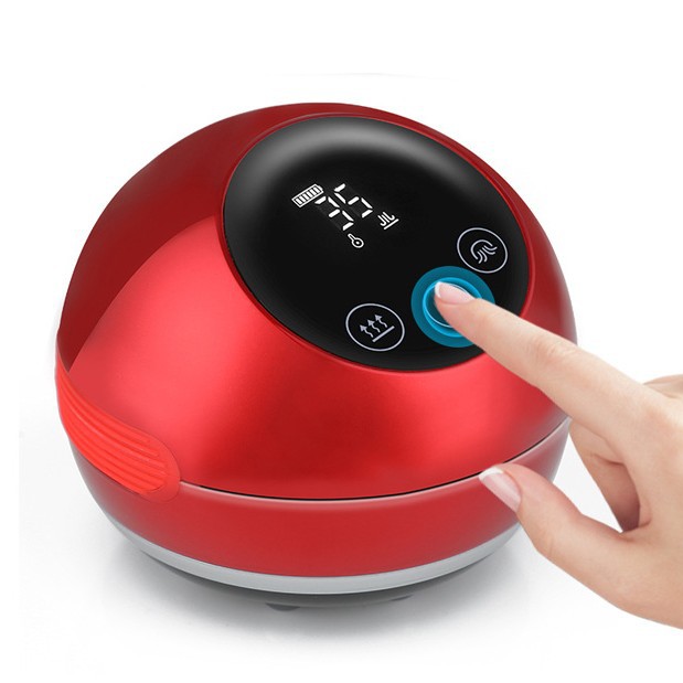 Instrumento de raspado inteligente eléctrico hogar compresa caliente presión negativa cupping masajeador salón de belleza cuidado de la salud dragado y succión instrumento