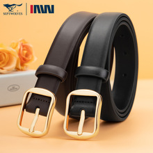 【七匹狼】女士流行经典款皮带针扣商务百搭时尚腰带裤带礼品送礼