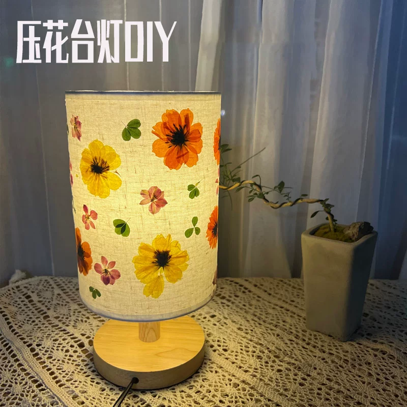 Table lamp, materials set, flashlight, night light, handmade, family style