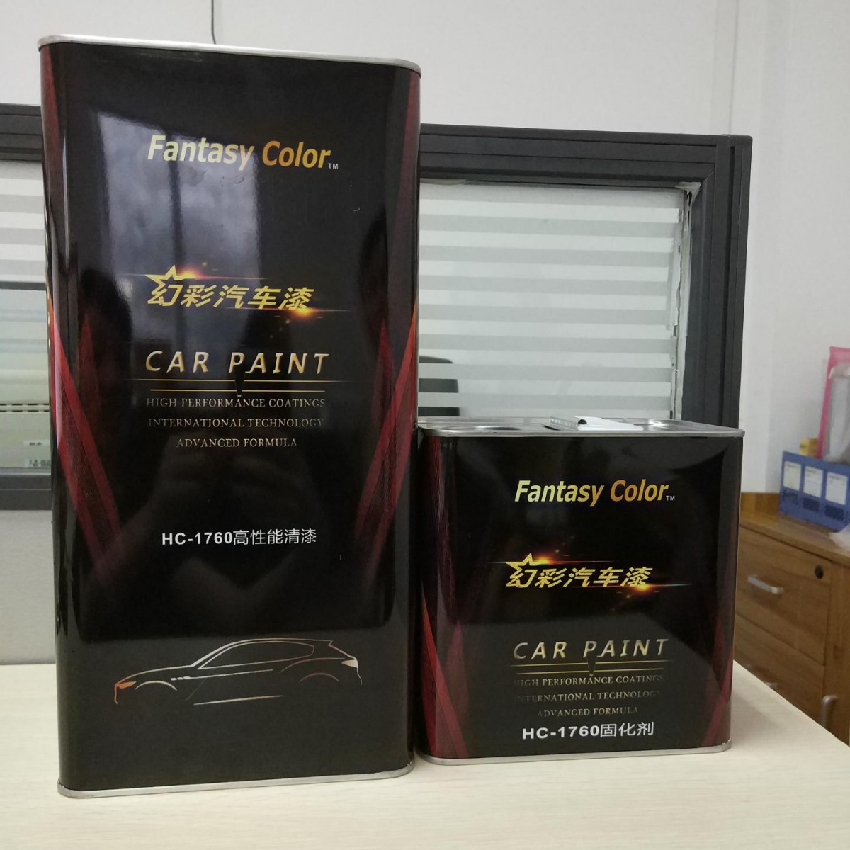 供应品质特硬耐磨高光清漆高浓固化剂套装 汽车漆家具修复涂料