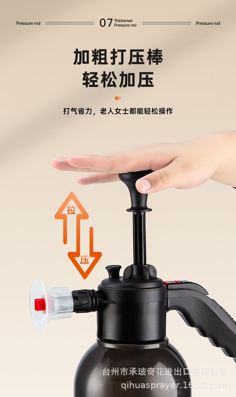 Car Wash Air Pressure Foam Spray Bottle Multi-Functional Household Fan-Shaped Glass Cleaning Spray Bottle Foam Sprayer