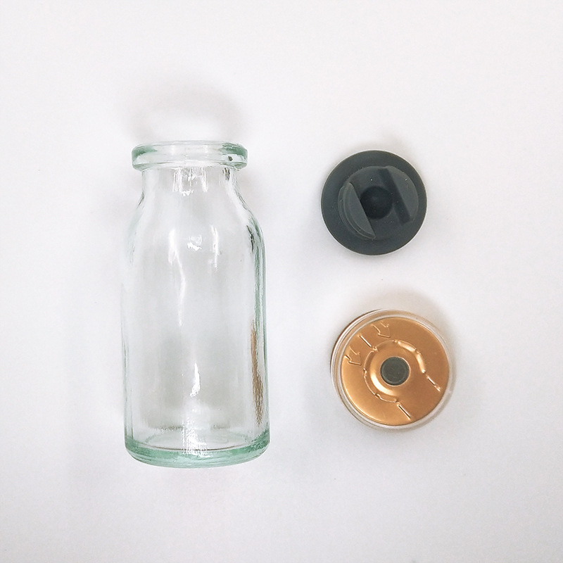 兽药瓶一套 10ml模制瓶+丁基胶塞+铝盖 模制玻璃瓶即拍即发