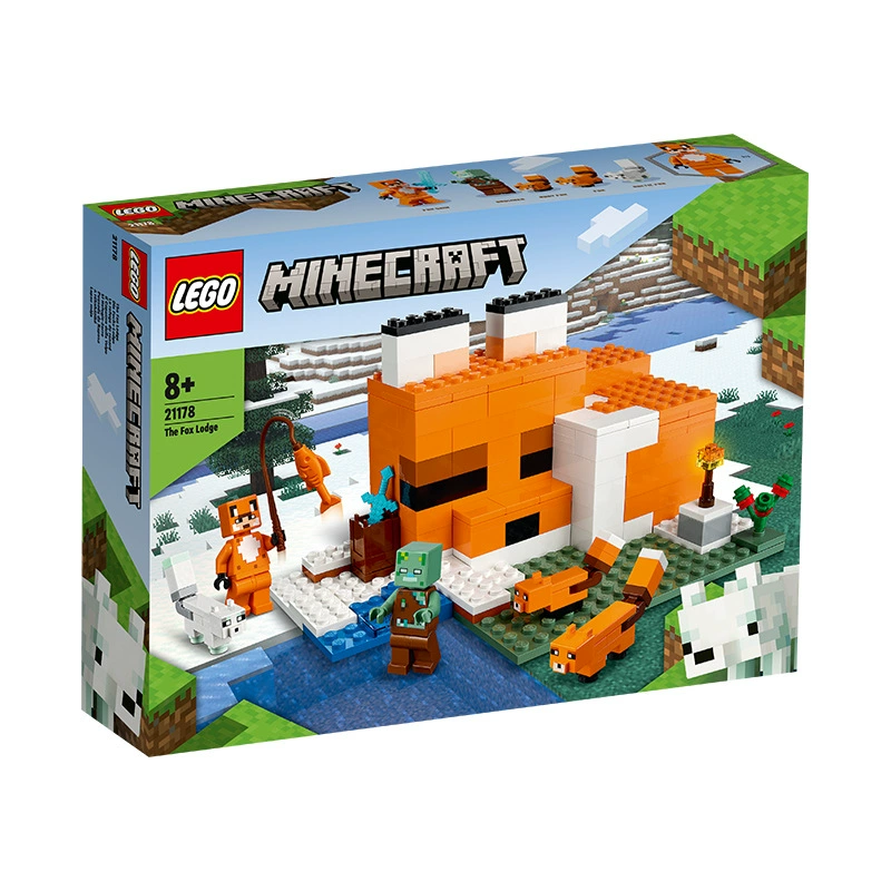 Конструктор LEGO Minecraft 21177 21178 21179 21181 21183, строительные блоки