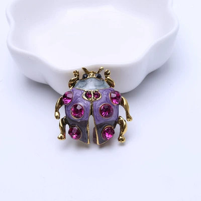 Clothing Fashion Insect Pin Crystal Yaxa sancaqları - style-14